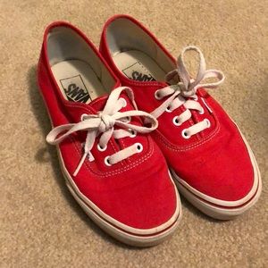Red Vans